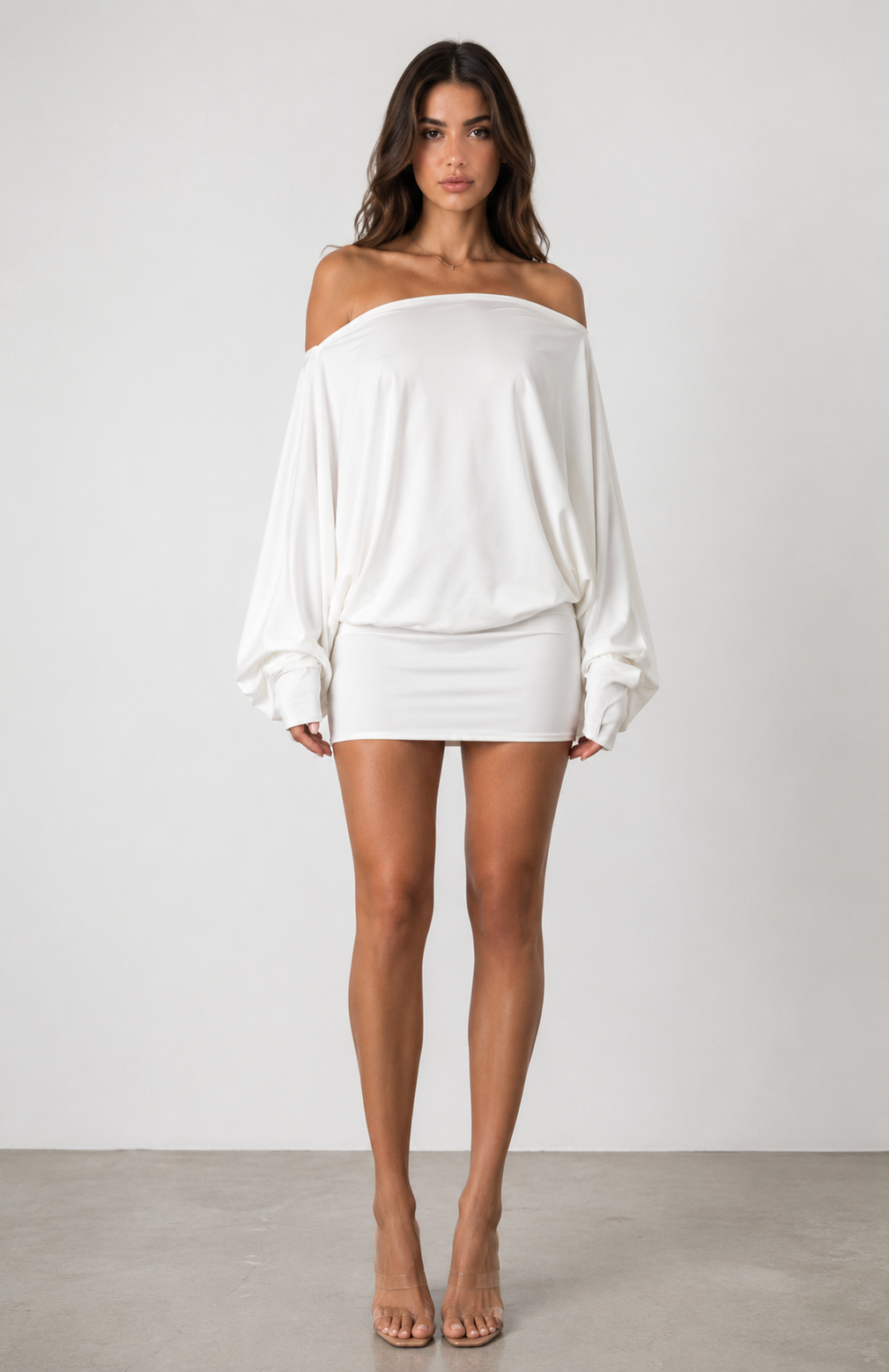 Solea Dress in White